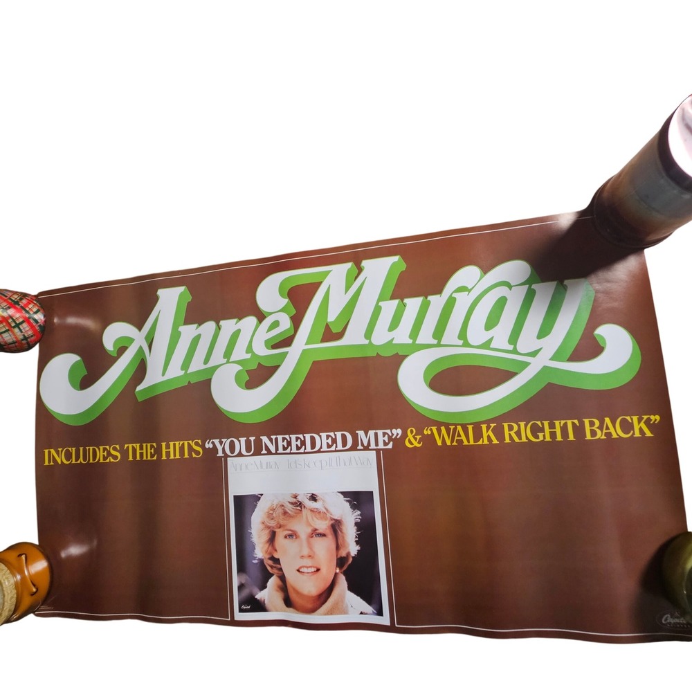 Anne Murray You Needed Me Vintage 1970s Promo Album Poster 20x35 Capitol Rock